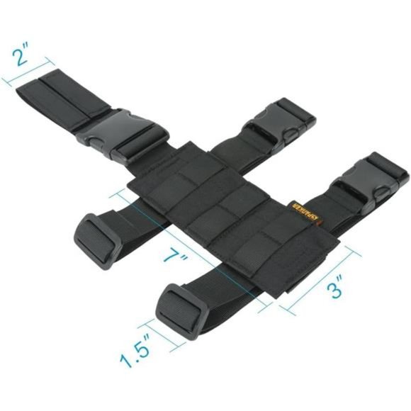 Tactical Drop Leg Holster Adjustable Drop Leg Platform Universal Bag for Leg - Picture 2 of 7